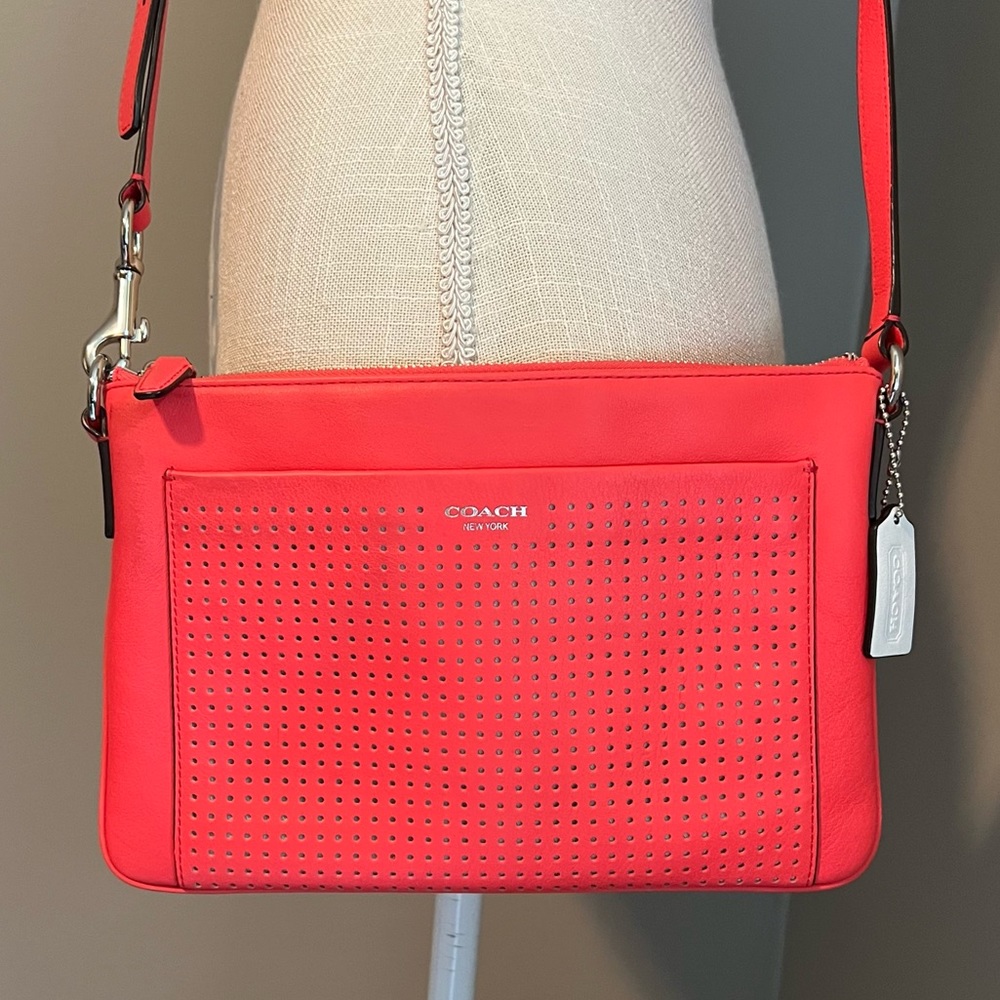 Coach Legacy Perforated East/West Swingpack